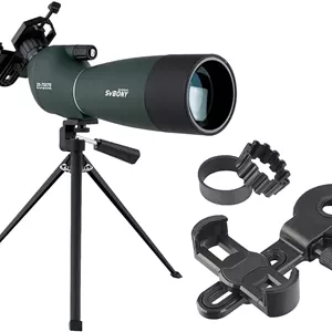 مجموعه تلسکوپ دیدبانی SVBONY SV28 به همراه سه پایه و پایه نگهدارنده موبایل SVBONY SV218