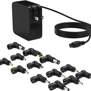 آداپتور برق 100 واتی یونیورسال لپ تاپ USB C GaN III برای شارژر تاشو سریع PD3.0 سازگار با MacBook Pro Air HP Lenovo Asus Steam Deck Dell Acer Samsung