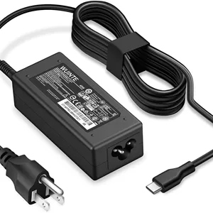 شارژر سازگار با لپ تاپ ایسر کروم بوک، آداپتور برق سریع 45 واتی USB C