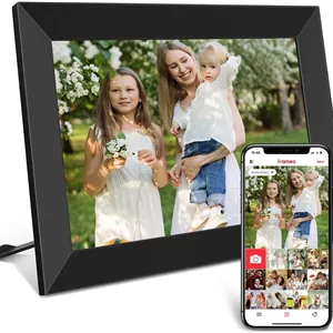قاب عکس دیجیتال هوشمند وای فای MAKINGTEC FRAMEO با صفحه نمایش لمسی 10.1 اینچی IPS LCD با رزولوشن 1280x800، چرخش خودکار عمودی و افقی، حافظه داخلی 16 گیگابایتی، اشتراک گذاری فوری لحظات از طریق برنامه Frameo از هر کجا