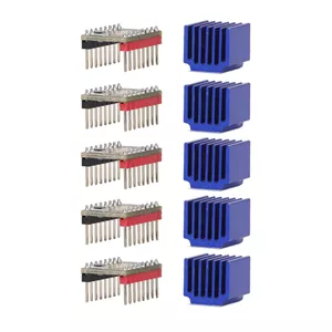 ماژول درایور موتور پله ای فوق العاده بی صدا 2.8A TMC2209 V2.0، قدرتمند با اتلاف حرارت بهتر، طراحی نفیس برای بردهای MKS