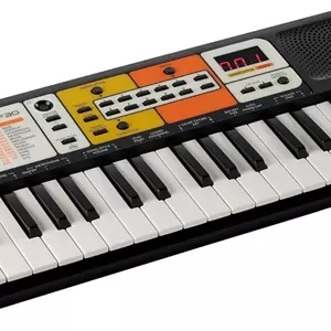 یاماها PSS-F30 - کیبورد قابل حمل و سبک وزن کودکان، 120 صدای داخلی و 30 آهنگ با عملکرد آکورد هوشمند، ابزار یادگیری سرگرم کننده، به رنگ مشکی