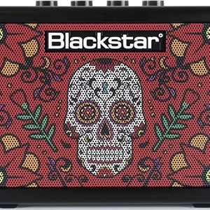 آمپلی فایر گیتار مینی بلک استار FLY 3 Sugar Skull نسخه محدود 2 3 وات با تاخیر، ISF و عملکرد با باتری | BA102089
