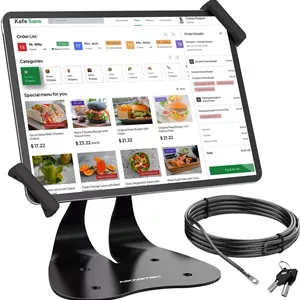 پایه کیوسک آیپد ضد سرقت AboveTEK، پایه تبلت POS با چرخش 360 درجه با کابل امنیتی و کلید، مناسب برای آیپد 7 تا 13 اینچی و Samsung Galaxy Tab، ایده آل برای خرده فروشی و تجارت