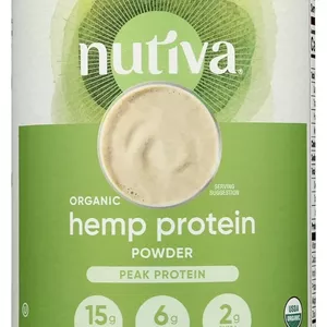 پودر پروتئین دانه شاهدانه ارگانیک فشرده سرد Nutiva، پروتئین خالص، 453 گرم، ارگانیک USDA، غیر GMO، تایید شده Whole 30، وگان، بدون گلوتن و کتو، پروتئین گیاهی با اسیدهای آمینه ضروری