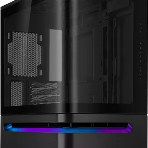 کیس کامپیوتر ASUS PRIME AP202 Micro ATX، پشتیبانی از رادیاتور تا 360 میلی‌متر، پشتیبانی از حداکثر GPU 420 میلی‌متری، فیلترهای گرد و غبار قابل جابجایی بالا و پایین، مشکی | 90DC00P0-B19000