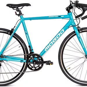 دوچرخه کورسی 700C Mogoo Rapid، دارای سیستم دنده 14 سرعته Shimano، فریم آلیاژ آلومینیوم سبک وزن، تایر Kenda، ترمزهای کالیپری، دوچرخه سواری برای مردان و زنان، دوچرخه بزرگسال