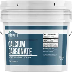 پودر کربنات کلسیم Earthborn Elements (۱ گالن)، ضد اسید طبیعی، پودر سنگ آهک، سطل درب دار