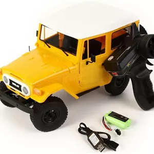 ماشین صخره نورد کنترلی YIKESHU مدل RC، کامیون 4x4 WPL C34 RTR، کامیون کنترلی از راه دور 2.4 گیگاهرتز 1/16، ماشین صخره نورد RC مناسب تمام سطوح، ماشین آفرود تمام مقیاس، ماشین سرگرمی واقعی RTR مناسب بزرگسالان