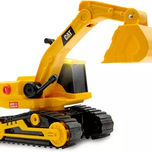 ماشین راهسازی کاترپیلار CAT مدل بیل مکانیکی با نور و صدا، زرد، 82268