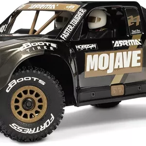 ماشین آرسی کامیون صحرایی کوچک مقیاس ARRMA Mojave GROM 4X4 223S BLX براشلس RTR (باتری و شارژر شامل نمی شود) با DSC، مشکی، ARA2304T1