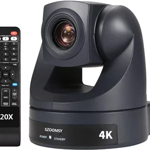 وب کم کنفرانس USB با زوم اپتیکال 20x و کیفیت 4K30fps - سیستم کنفرانس ویدیویی حرفه ای با خروجی HDMI 1080P برای پخش زنده، خدمات کلیسا، وبینارها و جلسات از راه دور
