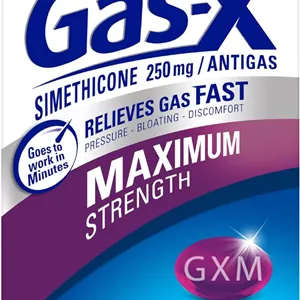 کپسول ژله‌ای ضد نفخ با قدرت حداکثری Gas-X حاوی سایمتیکون 250 میلی‌گرم - 50 عدد