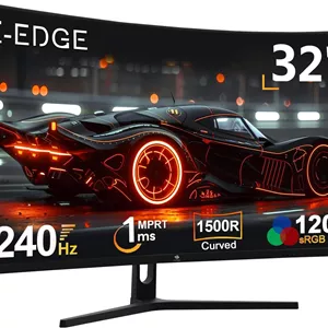 مانیتور گیمینگ خمیده ۳۲ اینچی Z-Edge نسبت تصویر ۱۶:۹ رزولوشن ۱۹۲۰x۱۰۸۰ نرخ نوسازی ۲۴۰ هرتز زمان پاسخگویی ۱ میلی‌ثانیه بدون حاشیه LED، مدل UG32P دارای AMD Freesync Premium پورت Display و HDMI و بلندگوهای داخلی