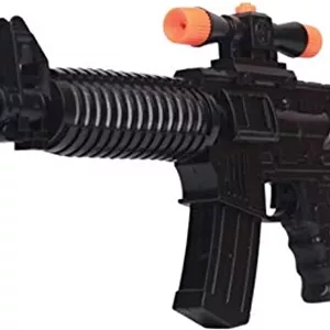 اسباب بازی تفنگ برقی، مسلسل با نور و لرزش، لیزر تگ AK-47، اسباب بازی پلاستیکی موزیکال هشت صدایی برای پسران