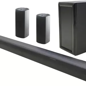 جی وی سی ساندبار 5.1 کاناله با ساب ووفر بی سیم - 3600W PMPO، بلوتوث، USB، سازگار با کارت SD مدل TH-N430B