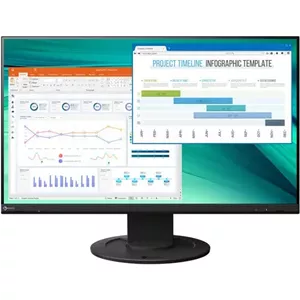 مانیتور 23.8 اینچی EIZO FlexScan EV2460FX-BK با پنل IPS و نسبت تصویر 16:9 - مشکی