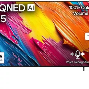 تلویزیون هوشمند 86 اینچی ال جی QNED مدل 86QNED70A6A با کیفیت 4K و پردازنده هوش مصنوعی QNED70، ریموت جادویی AI، HDR10 و سیستم عامل webOS25 (سال 2025)