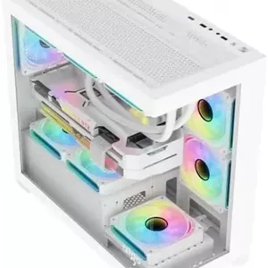کامپیوتر رومیزی گیمینگ و ورک استیشن iDEALS ARCTIC LIQUID نسل ششم سفید: پردازنده CORE I7 | انتخاب GPU | رم 32 گیگابایتی | 1 ترابایت NVME/SATA SSD | ویندوز 10 | WIFI BT READY (CORE I7RX5700XT 8GB GRAPHICS)