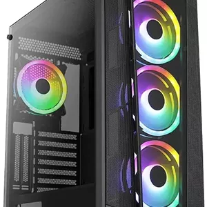 کامپیوتر گیمینگ NANOTECH2 - پردازنده Intel Core i5-10400F 2.9GHz، کارت گرافیک GeForce GTX1050TI 4GB، رم 16GB DDR4-2666، هارد دیسک 1TB، SSD 256GB، ویندوز 10
