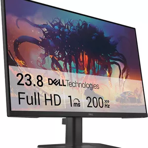 مانیتور گیمینگ 24 اینچی دل - SE2425HG، فول اچ دی (1920x1080)، 200 هرتز، IPS سریع، 1 میلی‌ثانیه، AMD FreeSync Premium، پوشش 99% sRGB، VESA (100x100 میلی‌متر)، DisplayPort، 2 HDMI، مشکی