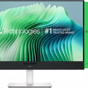 مانیتور دل 32 پلاس - S3225QC، 4K UHD (3840x2160)، 120 هرتز، QD OLED، 0.03 میلی‌ثانیه، AMD FreeSync Premium Pro، HDR True Black 400، Dolby Vision، بلندگوهای داخلی، 3 پورت USB-C، HDMI