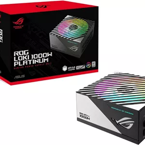 منبع تغذیه کامپیوتر ایسوس ROG Loki SFX-L 1000W پلاتینیوم (کاملاً ماژولار، 80  پلاتینیوم، فن 120 میلی‌متری PWM ARGB، Aura Sync، سازگار با ATX 3.0، آماده PCIe 5.0، 10 سال)