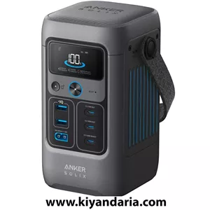ایستگاه برق قابل حمل برند Anker مدل SOLIX C200 DC ظرفیت 60000 میلی آمپر ساعت