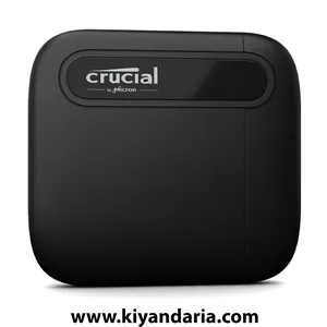 هارد SSD اکسترنال Crucial مدل X6 ظرفیت 2 ترابایت، USB 3.2، سرعت 540MB/s