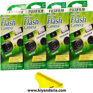 دوربین یک‌ بار مصرف فوجی ‌فیلم  مدل QuickSnap Flash 400 (بسته 4 تایی)