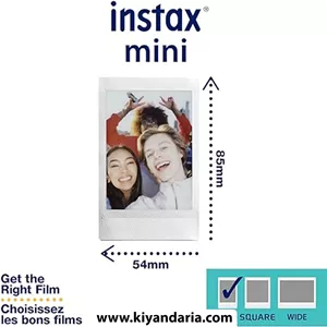 ست دو تایی فیلم چاپ فوری FUJIFILM Instax Mini (سفید)، 20 عکس