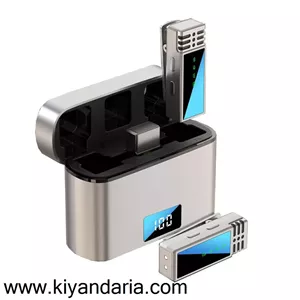 میکروفن بی سیم دو فرستنده جی مری  مدل Jmary MW-15 با پورت Type-C