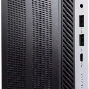 کامپیوتر رومیزی کوچک و پرقدرت HP 800 G3 Mini، پردازنده Intel i7-6700 تا 4.00 گیگاهرتز، 32 گیگابایت DDR4، 1 ترابایت حافظه SSD NVMe M.2 جدید، وای فای، بلوتوث، پشتیبانی از دو مانیتور، کیبورد و ماوس بی‌سیم، ویندوز 10 پرو (بازسازی شده)