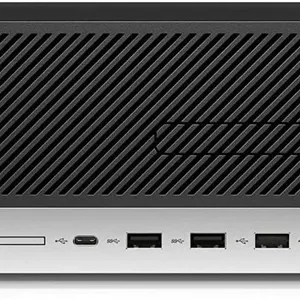 کامپیوتر رومیزی کوچک HP EliteDesk 800 G5، پردازنده Intel Six Core نسل نهم i5 9500 3.0Ghz، رم 16GB DDR4، حافظه SSD 256GB NVMe PCIe M.2، پورت USB Type C، ویندوز 11 پرو (بازسازی شده)