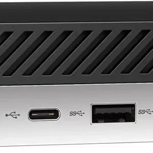 کامپیوتر رومیزی HP EliteDesk 800 G3، پردازنده Intel Core i5-7500T 2.7GHz، رم 8GB DDR4 SDRAM، حافظه SSD 256GB، ویندوز 10 پرو 64 بیتی (انگلیسی) - مدل Mini PC 1FY84UT#ABA