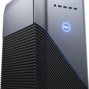 کامپیوتر گیمینگ رومیزی Dell Inspiron با پردازنده AMD Ryzen 7 2700، رم 16 گیگابایتی، هارد دیسک 1 ترابایتی، کارت گرافیک AMD Radeon RX 580 4GB GDDR5، ویندوز 10 64 بیتی، LED آبی، شماره مدل: i5676-A696Blu