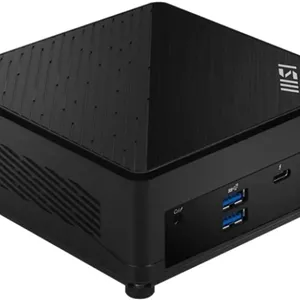 مینی پی سی MSI Cubi 5 12M، 0.7 لیتری، پردازنده Intel Core i5-1235U، WiFi 6، BT 5.2، دوگانه LAN، Thunderbolt Type C، مشکی، بدون سیستم عامل (12M-015BUS): Cubi 5 (BLK)