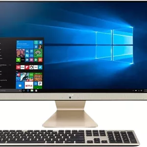 کامپیوتر همه کاره ایسوس ویوو AIO، صفحه نمایش لمسی 23.8 اینچی فول اچ دی، پردازنده اینتل Core i5، رم 8 گیگابایتی DDR4، حافظه SSD 128 گیگابایتیهارد دیسک 1 ترابایتی، ویندوز 10، V241FA-DS501T