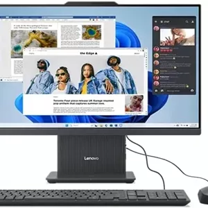 کامپیوتر همه کاره لنوو IdeaCentre 24IRH9، پردازنده نسل سیزدهم Intel Core i7-13620H، گرافیک Intel® UHD، رم 8 گیگابایتی DDR5، حافظه SSD 512 گیگابایتی M.2، صفحه نمایش 23.8 اینچی FHD، بلندگوهای 3Wx2، ویندوز 11 پرو (خاکستری لونا)