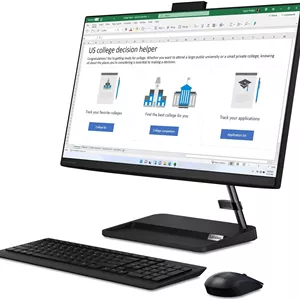 کامپیوتر همه کاره Lenovo IdeaCentre AIO 3 - (2023) - دسکتاپ All in One - صفحه نمایش 23.8 اینچی FHD - دوربین داخلی 720p HD - ویندوز 11 - حافظه 16 گیگابایتی - فضای ذخیره سازی 256 گیگابایتی - AMD Ryzen 3 7330U - شامل ماوس و کیبورد