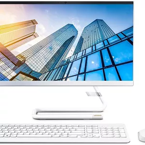 کامپیوتر همه کاره لنوو IdeaCentre AIO 3 با صفحه نمایش 21.5 اینچی FHD (پردازنده AMD Athlon Silver 3050U – سرعت پایه 2.3 گیگاهرتز/8 گیگابایت رم/1 ترابایت هارد دیسک/ویندوز 10/آفیس/گرافیک AMD Radeon/دوربین HD 720p/کیبورد و ماوس بی سیم) رنگ سفید مه آلود مدل F0EX0081IN