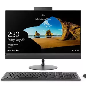 کامپیوتر همه کاره لنوو Ideacentre AIO 520، پردازنده Intel Core i5-8400T، صفحه نمایش 23.8 اینچ، 1 ترابایت HDD، 8 گیگابایت رم، کارت گرافیک AMD RADEON 530، ویندوز 10، کیبورد انگلیسی-عربی، مشکی