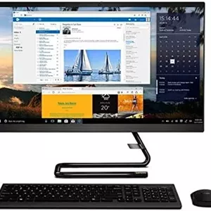 کامپیوتر همه کاره لمسی 24 اینچی لنوو IdeaCentre AIO با 256 گیگابایت SSD2 ترابایت هارد دیسک (پردازنده Intel Core i5-8400T با TURBO تا 3.30 گیگاهرتز، 16 گیگابایت رم، 256 گیگابایت SSD2 ترابایت هارد دیسک، صفحه نمایش لمسی 24 اینچی، ویندوز 10) مدل A340-24ICB