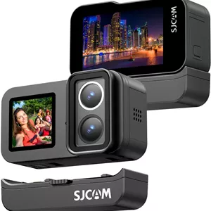 کاميرا حركت SJCAM SJ20 4K، لينز دوگانه F2.0/F1.3، 1850mAh