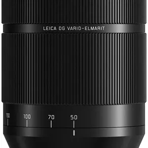 لنز دوربین حرفه ای 50-200 میلی متری پاناسونیک LUMIX، G LEICA DG VARIO-ELMARIT، F2.8-4.0 ASPH، Dual I.S. 2.0 با Power O.I.S، میکرو چهار سوم بدون آینه، H-ES50200 (مشکی)