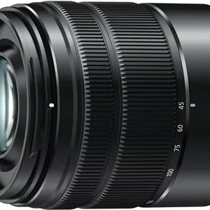 لنز دوربین بدون آینه پاناسونیک LUMIX G VARIO 45-150mm F4.0-5.6 ASPH با تثبیت کننده اپتیکال، مانت میکرو چهار سوم، H-FS45150AK (مشکی ایالات متحده)