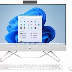 کامپیوتر همه کاره HP مدل 24 با صفحه نمایش 23.8 اینچی FHD - پردازنده Intel Core i3-1215U - گرافیک Intel UHD - رم 16 گیگابایتی DDR4 - حافظه SSD NVMe 1 ترابایتی - کیبورد و ماوس سیمی سفید USB مدل HP 225 - ویندوز 11 - سفید ستاره ای