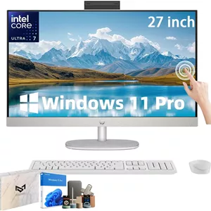 کامپیوتر رومیزی همه کاره لمسی HP 27 - صفحه نمایش 27 اینچی FHD IPS، پردازنده 12 هسته ای Intel Ultra7-155U، گرافیک Intel، ارتفاع قابل تنظیم، Win 11 Pro، صفحه کلید و ماوس، AIO تجاری، 32 گیگابایت رم DDR5 | 2 ترابایت SSD
