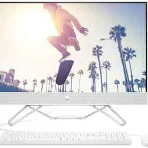 کامپیوتر همه کاره HP مدل 27 با پردازنده Intel® Core™ i7-1255U، رم 16 گیگابایتی DDR4، حافظه SSD 512 گیگابایتی، صفحه نمایش لمسی 27.0 اینچی Full HD، ماوس و کیبورد سیمی USB HP، سیستم عامل Win11Pro، رنگ سفید