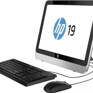 کامپیوتر همه کاره HP 19 2404 با 4 گیگابایت رم - مشکی/نقره ای